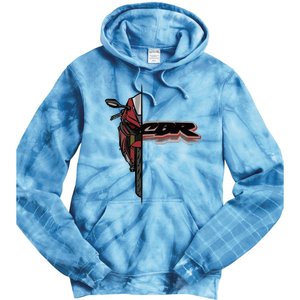 Cbr Fireblade Sportbike Motorcycle Tie Dye Hoodie