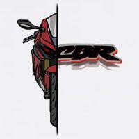 Cbr Fireblade Sportbike Motorcycle Button