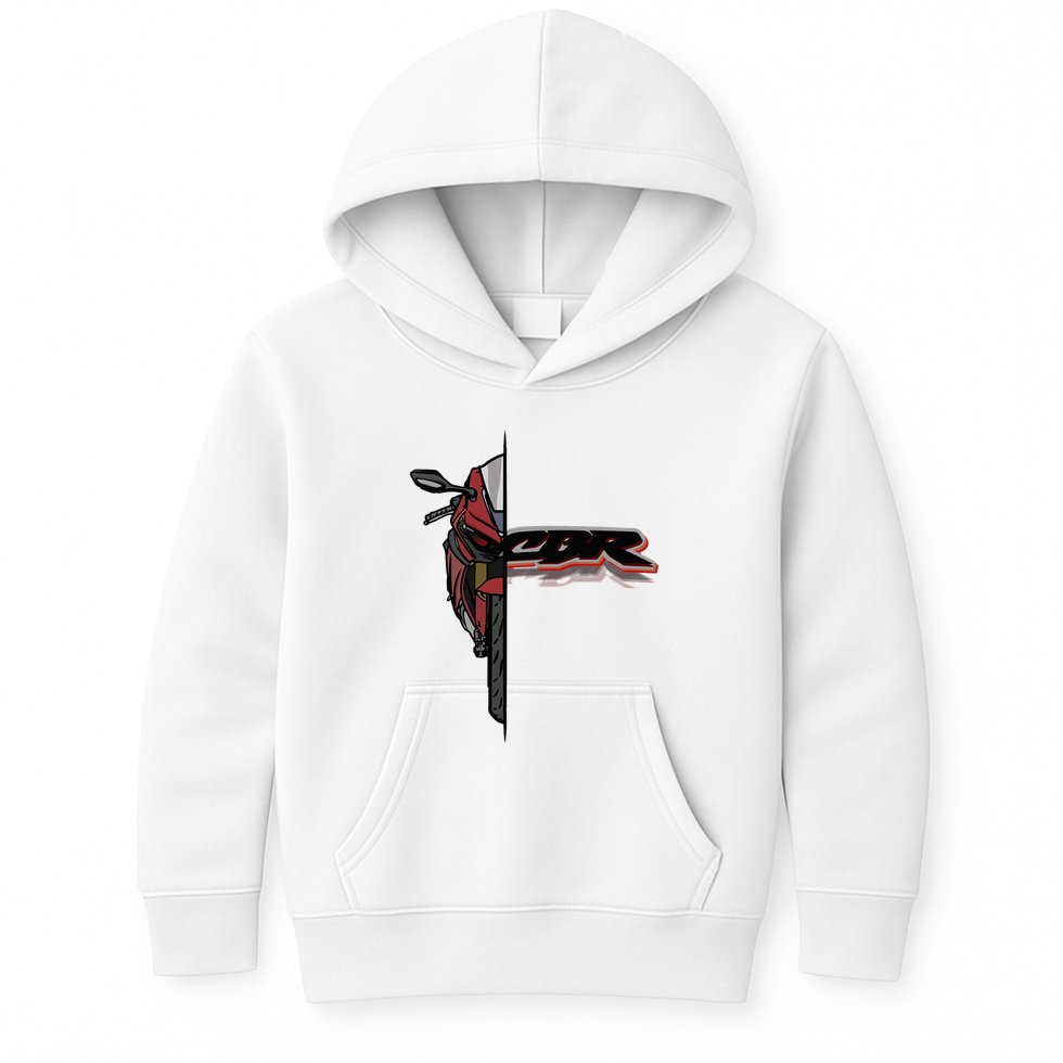 Cbr Fireblade Sportbike Motorcycle Kids Hoodie