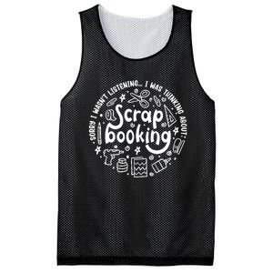 Crafting Funny Saying Hobby Designer Scrapbooking Mesh Reversible Basketball Jersey Tank