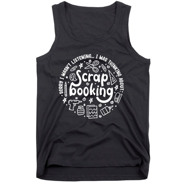 Crafting Funny Saying Hobby Designer Scrapbooking Tank Top