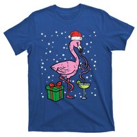 Christmas Flamingo Santa Tropical Xmas Vacation Funny Funny T-Shirt