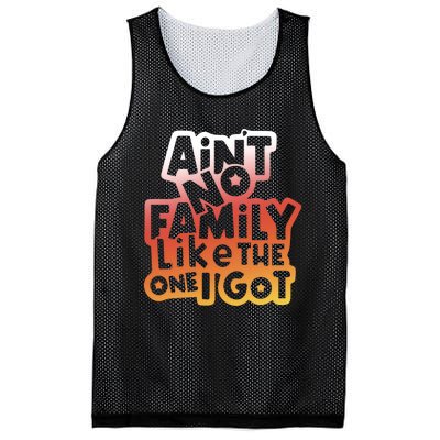 Cute Family Saying AinT No Family Like The One I Got Mesh Reversible Basketball Jersey Tank