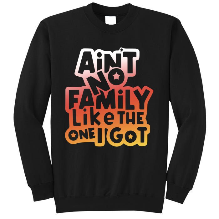 Cute Family Saying AinT No Family Like The One I Got Tall Sweatshirt