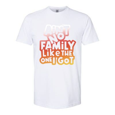 Cute Family Saying AinT No Family Like The One I Got Softstyle CVC T-Shirt