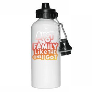 Cute Family Saying AinT No Family Like The One I Got Aluminum Water Bottle