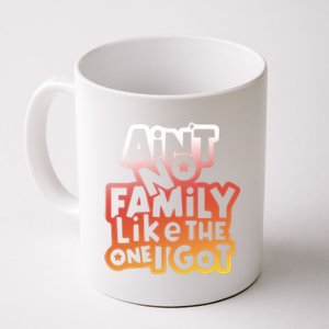 Cute Family Saying AinT No Family Like The One I Got Coffee Mug