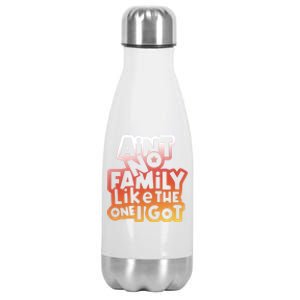 Cute Family Saying AinT No Family Like The One I Got Stainless Steel Insulated Water Bottle