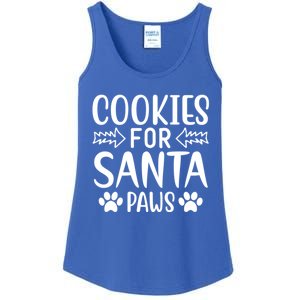 Cookies For Santa Paws Owner Mom Dad Funny Gift Cute Gift Ladies Essential Tank