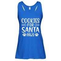 Cookies For Santa Paws Owner Mom Dad Funny Gift Cute Gift Ladies Essential Flowy Tank