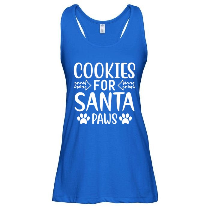 Cookies For Santa Paws Owner Mom Dad Funny Gift Cute Gift Ladies Essential Flowy Tank