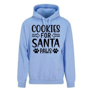 Cookies For Santa Paws Owner Mom Dad Funny Gift Cute Gift Unisex Surf Hoodie