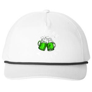 Cheers Fckers' St Patricks Day Beer Drinking Funny Snapback Five-Panel Rope Hat