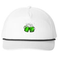 Cheers Fckers' St Patricks Day Beer Drinking Funny Snapback Five-Panel Rope Hat