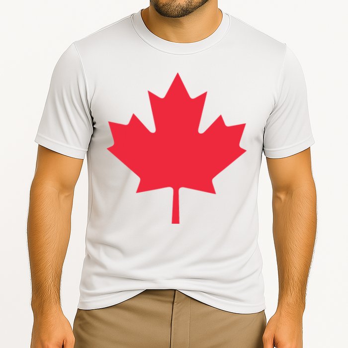 Canadian Flag Shirts Red Maple Leaf Canada Day Cooling Performance Crew T-Shirt