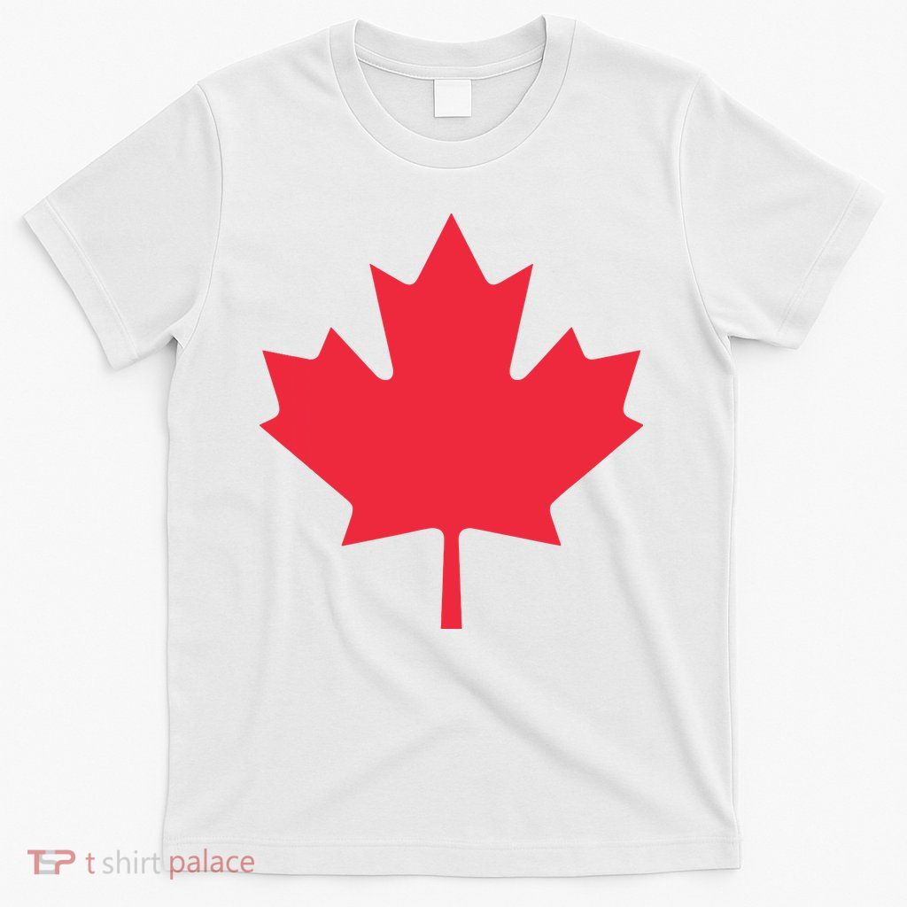 Canadian Flag Shirts Red Maple Leaf Canada Day T-Shirt