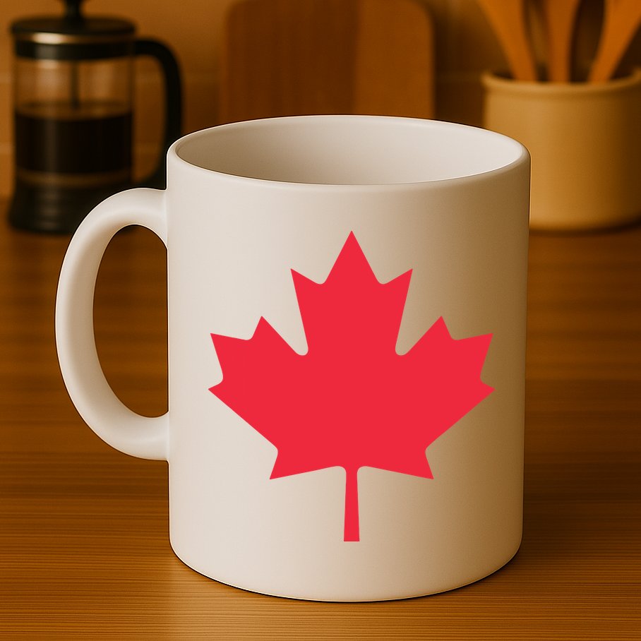 Canadian Flag Shirts Red Maple Leaf Canada Day Mug