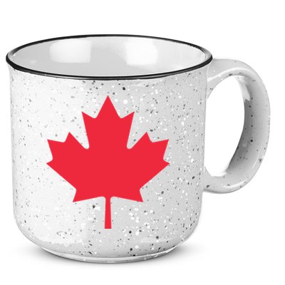 Canadian Flag Shirts Red Maple Leaf Canada Day 15oz Campfire Ceramic Mug
