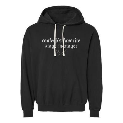 ConfeshS Favorite Stage Manager Garment-Dyed Fleece Hoodie