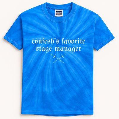 ConfeshS Favorite Stage Manager Kids Tie-Dye T-Shirt