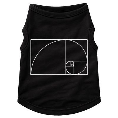 Cool Fibonacci Spiral Trendy Math Lover Science Doggie Tank