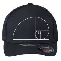 Cool Fibonacci Spiral Trendy Math Lover Science Flexfit Unipanel Trucker Cap