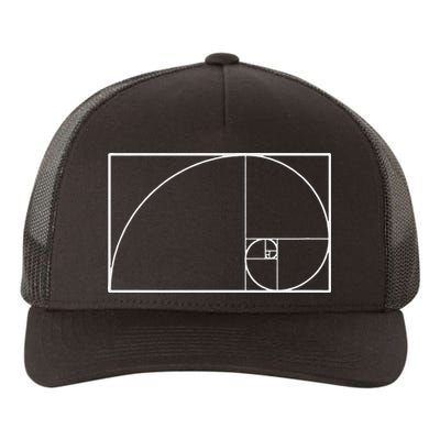 Cool Fibonacci Spiral Trendy Math Lover Science Yupoong Adult 5-Panel Trucker Hat