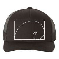 Cool Fibonacci Spiral Trendy Math Lover Science Yupoong Adult 5-Panel Trucker Hat