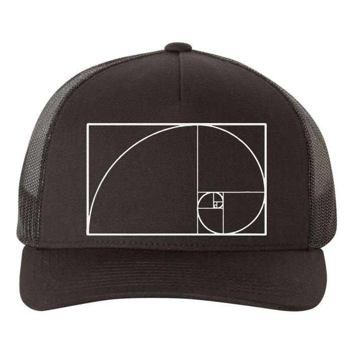 Cool Fibonacci Spiral Trendy Math Lover Science Yupoong Adult 5-Panel Trucker Hat
