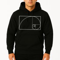 Cool Fibonacci Spiral Trendy Math Lover Science Hoodie