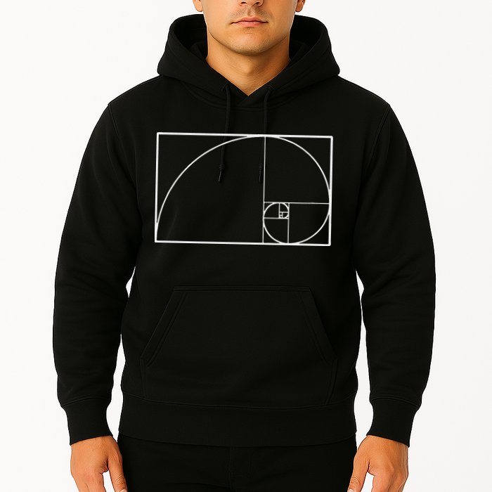 Cool Fibonacci Spiral Trendy Math Lover Science Hoodie