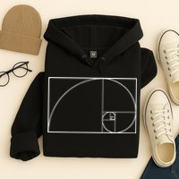 Cool Fibonacci Spiral Trendy Math Lover Science Hoodie