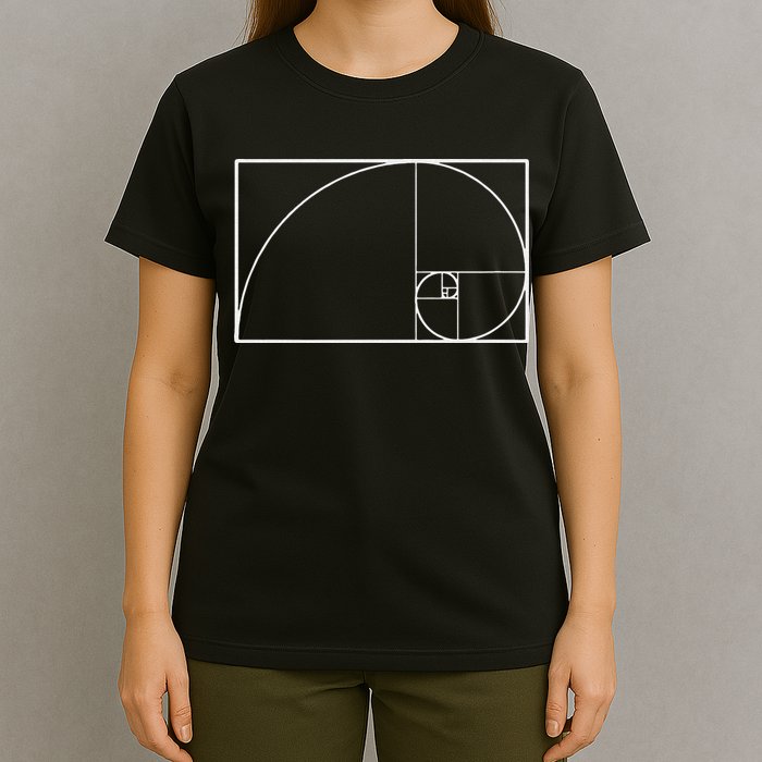 Cool Fibonacci Spiral Trendy Math Lover Science T-Shirt