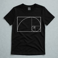 Cool Fibonacci Spiral Trendy Math Lover Science T-Shirt