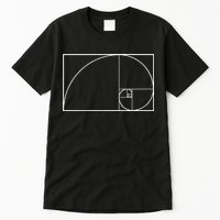 Cool Fibonacci Spiral Trendy Math Lover Science Tall T-Shirt