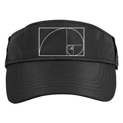 Cool Fibonacci Spiral Trendy Math Lover Science Adult Drive Performance Visor