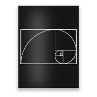 Cool Fibonacci Spiral Trendy Math Lover Science Poster