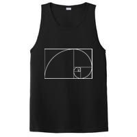 Cool Fibonacci Spiral Trendy Math Lover Science PosiCharge Competitor Tank
