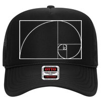 Cool Fibonacci Spiral Trendy Math Lover Science Trucker Hat