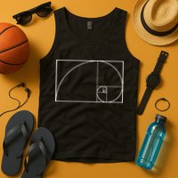 Cool Fibonacci Spiral Trendy Math Lover Science Tank Top