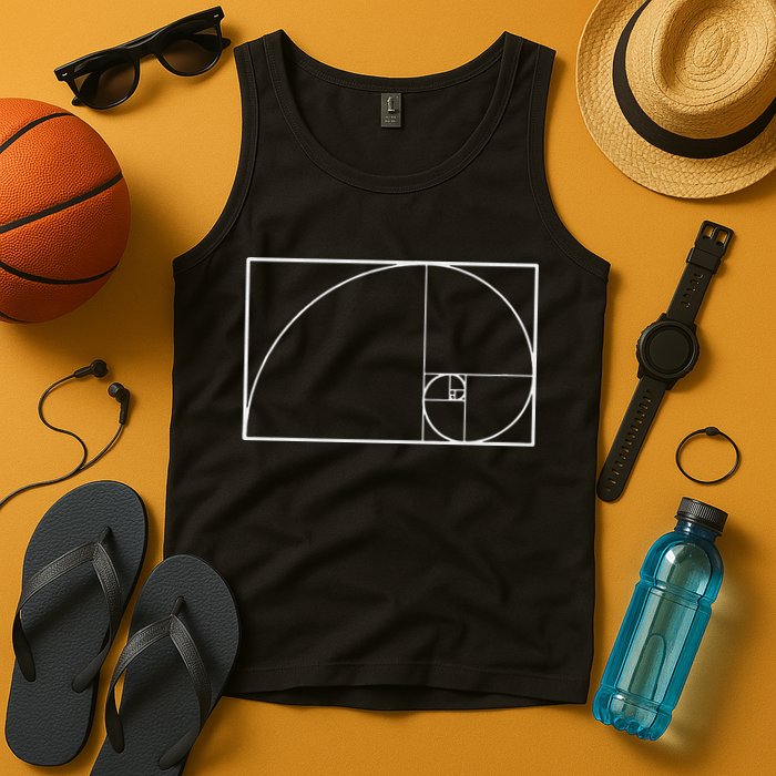 Cool Fibonacci Spiral Trendy Math Lover Science Tank Top