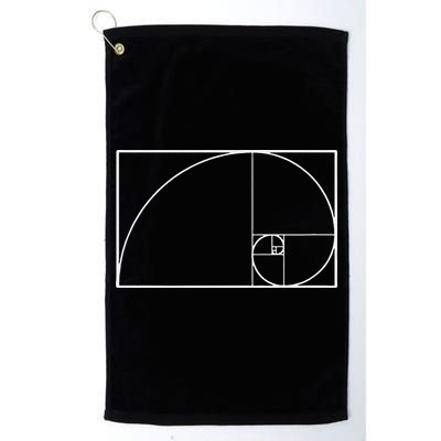 Cool Fibonacci Spiral Trendy Math Lover Science Golf Towel