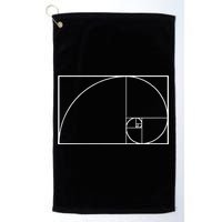 Cool Fibonacci Spiral Trendy Math Lover Science Golf Towel
