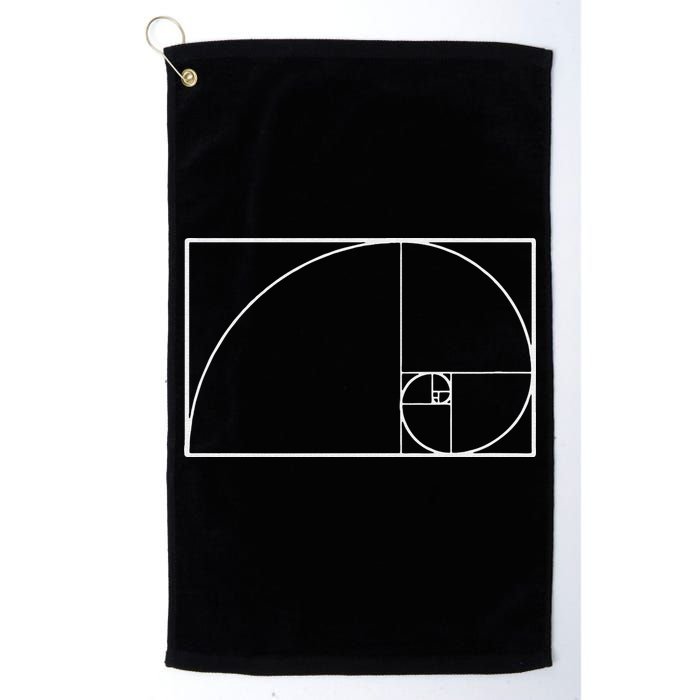 Cool Fibonacci Spiral Trendy Math Lover Science Golf Towel
