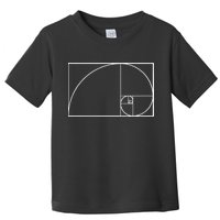 Cool Fibonacci Spiral Trendy Math Lover Science Toddler T-Shirt