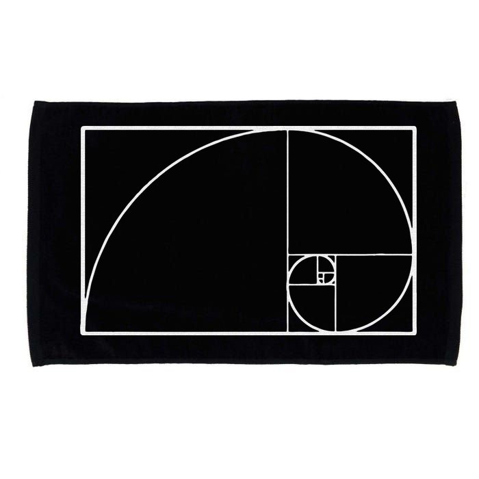 Cool Fibonacci Spiral Trendy Math Lover Science Microfiber Hand Towel
