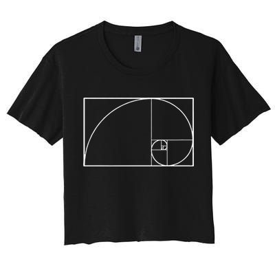 Cool Fibonacci Spiral Trendy Math Lover Science Crop Top