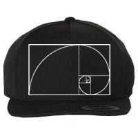 Cool Fibonacci Spiral Trendy Math Lover Science Wool Snapback Cap