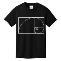 Cool Fibonacci Spiral Trendy Math Lover Science Kids T-Shirt