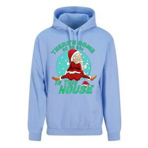 Christmas Funny Santa ThereS Some Ho Ho HoS In This House Gift Unisex Surf Hoodie